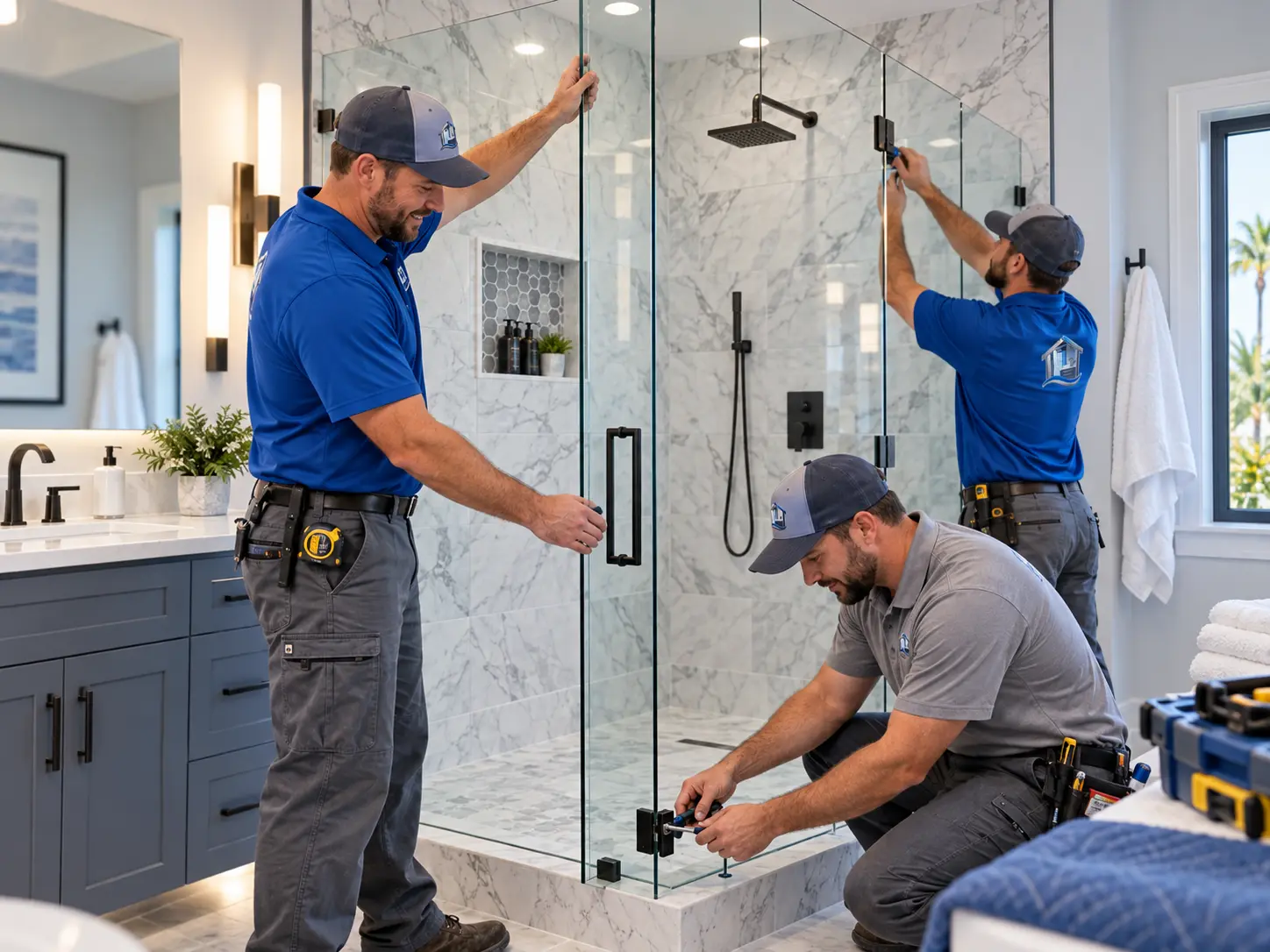 Frameless shower installation Jacksonville FL